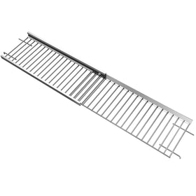 SearCook universal warming rack extended to 31.1 inches for flexible grilling warmth.