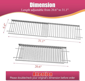 SearCook warming rack compatible with Dynaglo grills for even heat distribution.
