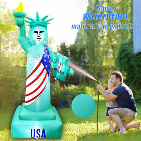 SeasonBLOW night-time illuminated Liberty inflatable