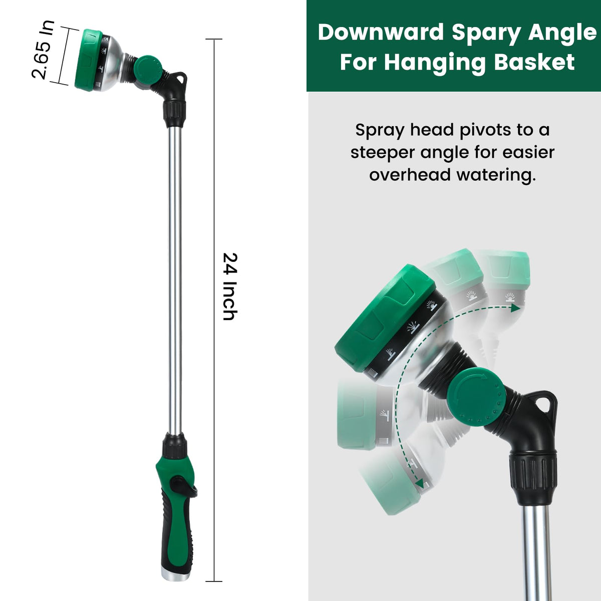 Seatern watering wand highlighting heavy-duty construction