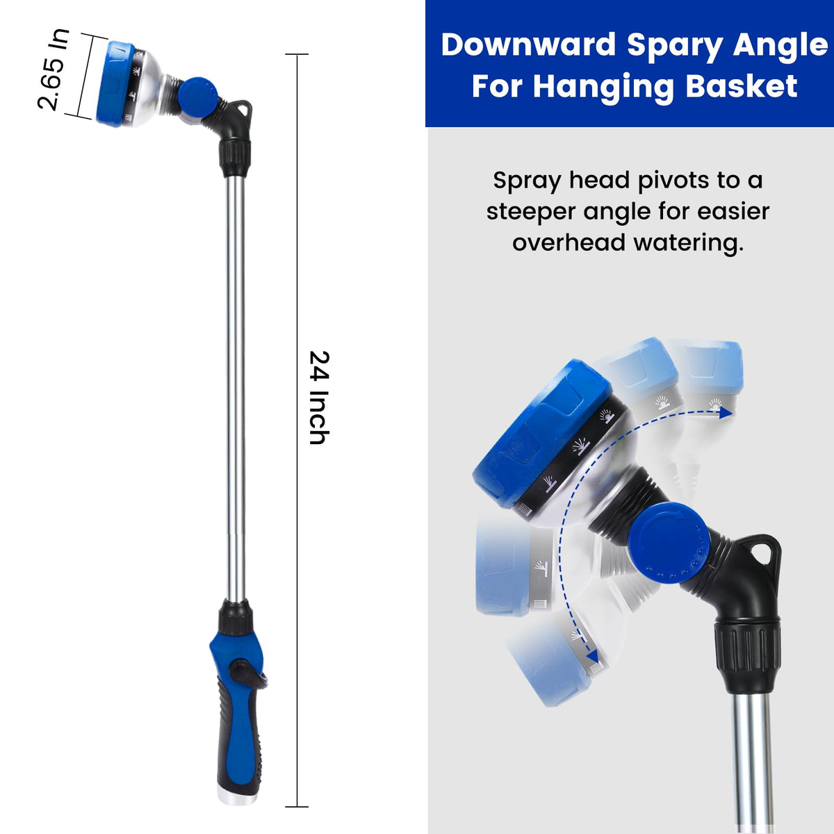 Seatern heavy-duty zinc alloy build ensures durable, long-lasting performance.
