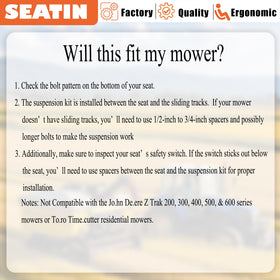 SEATIN ride-adjustment control lets you tailor seat firmness