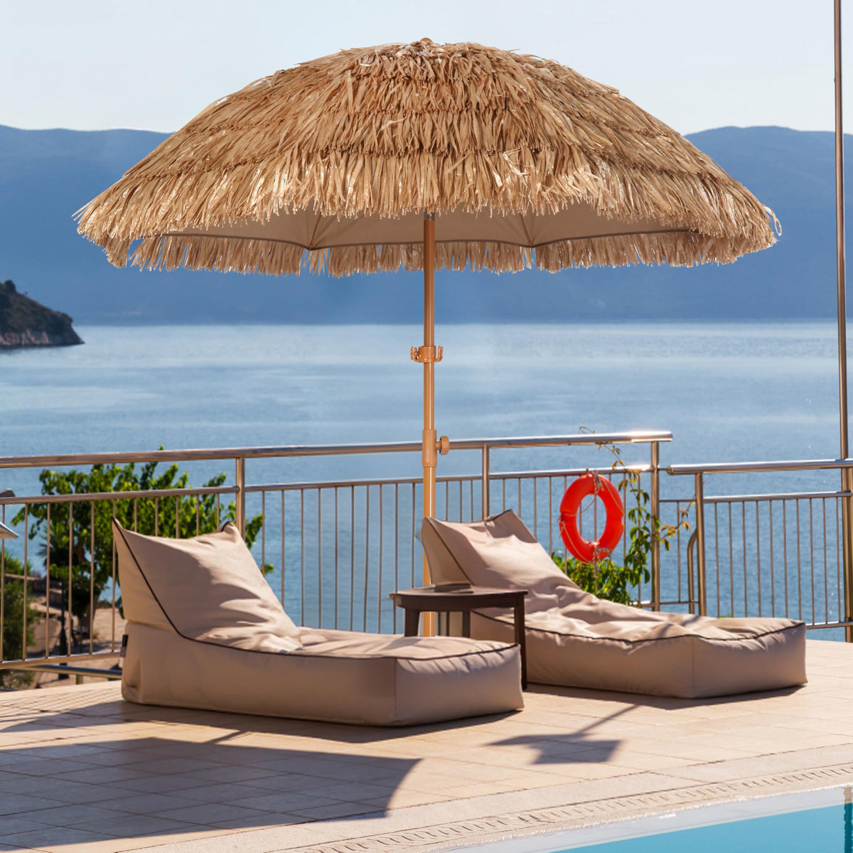 Seazul umbrella provides UPF 50+ sun protection for outdoor time