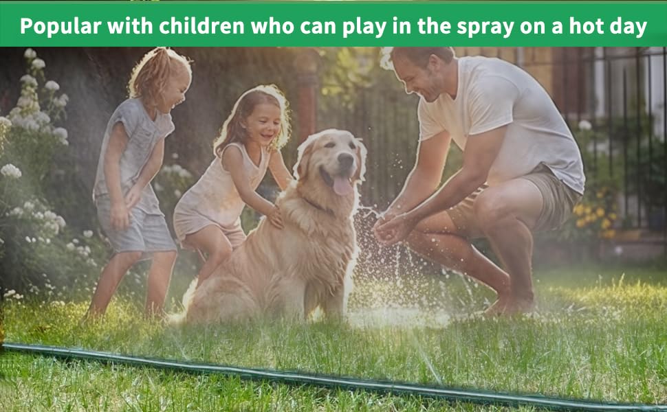Secbulk wide water coverage helps irrigate lawns and gardens efficiently.