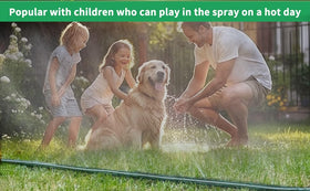 Secbulk wide water coverage helps irrigate lawns and gardens efficiently.