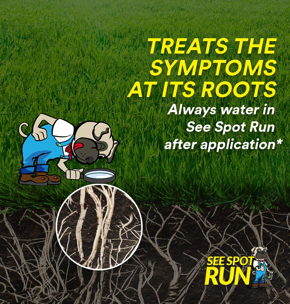 See Spot Run pet-safe lawn care product designed for homes with pets and kids.