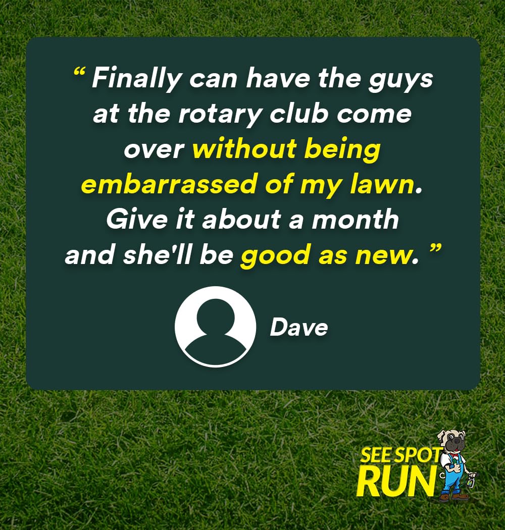 See Spot Run wide-area lawn treatment covering up to 10,000 sq ft.