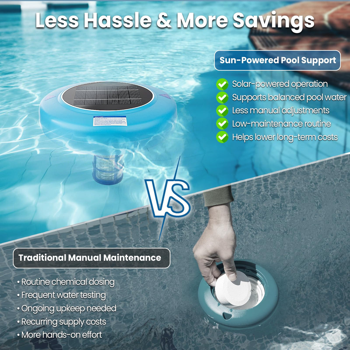 SEEBEEBUS ideal for spas and water features seeking steady water quality.