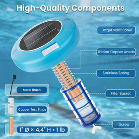 SEEBEEBUS suitable for pools up to 45,000 gallons in various pool types.