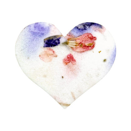 Seed Bloom pink and purple heart seed paper ready to plant for wildflowers