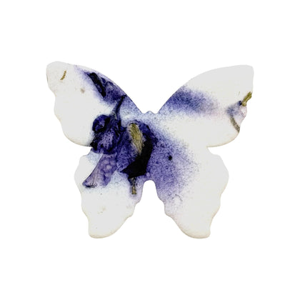 Seed Bloom purple butterfly seed paper set, ready to plant into wildflowers.