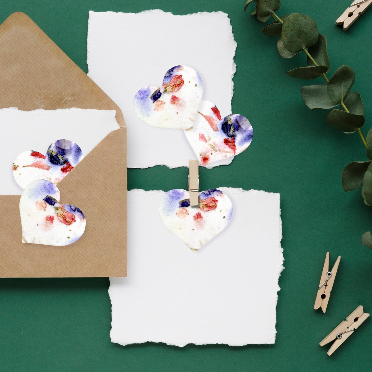 Seed Bloom wedding favor seed paper heart inspires eco-friendly decor
