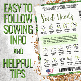 Seed Needs Cilantro Seeds early germination showing sprouts for vibrant harvests.