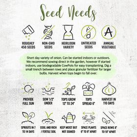 Seed Needs moisture-resistant packaging helps preserve seed viability.