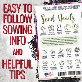 Seed Needs Sweet William seeds white-bi-color flowers on stems.