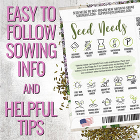 Seed Needs Valerian seeds sowing instructions guiding responsible planting and germination