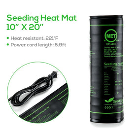 Seedfactor Seedling Heat Mat durable construction in greenhouse use