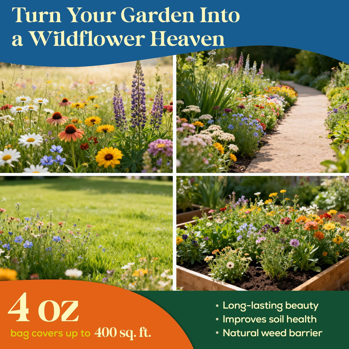 Seedphony garden bed preview shows potential bloom colors.