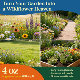 Seedphony garden bed preview shows potential bloom colors.
