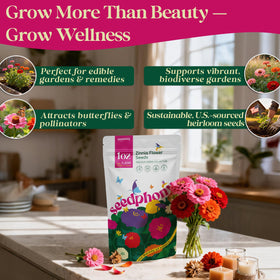 Seedphony seeds with high germination rate support dependable growth in various spaces.