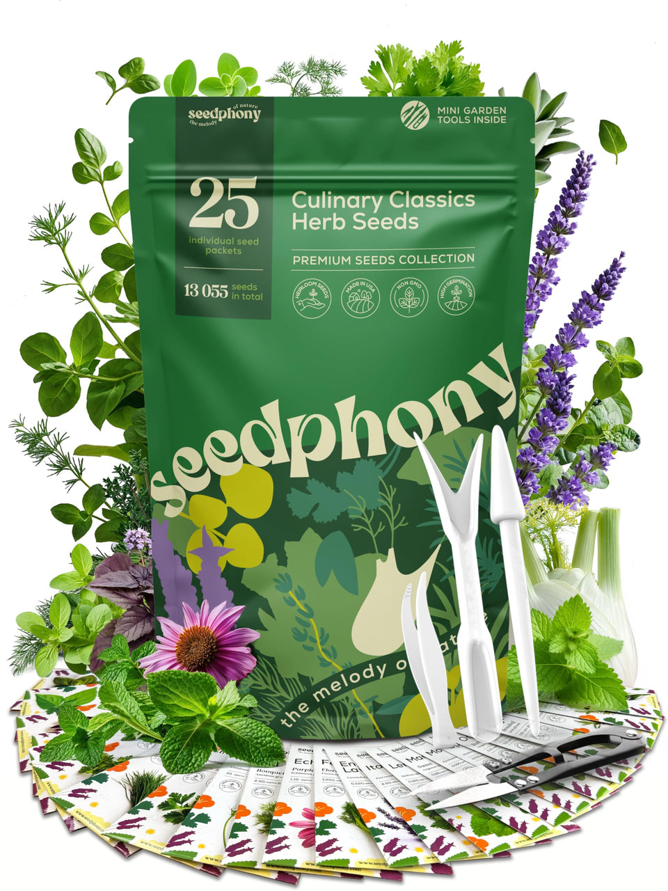 Seedphony rosemary leaves close-up for fresh kitchen aroma in recipes