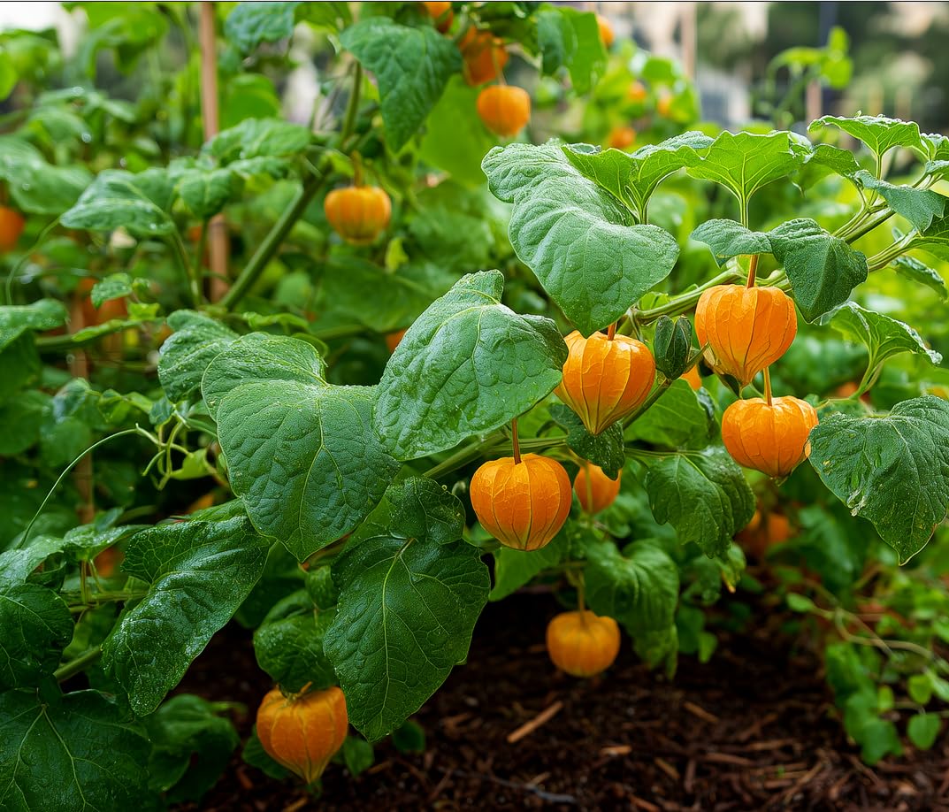 Seeds Of Strength cape gooseberry flowers preparing for fruit set.