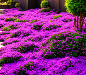 Seeds Of Strength creeping-thyme seeds closeup highlighting drought-tolerant ground cover for sunny borders.
