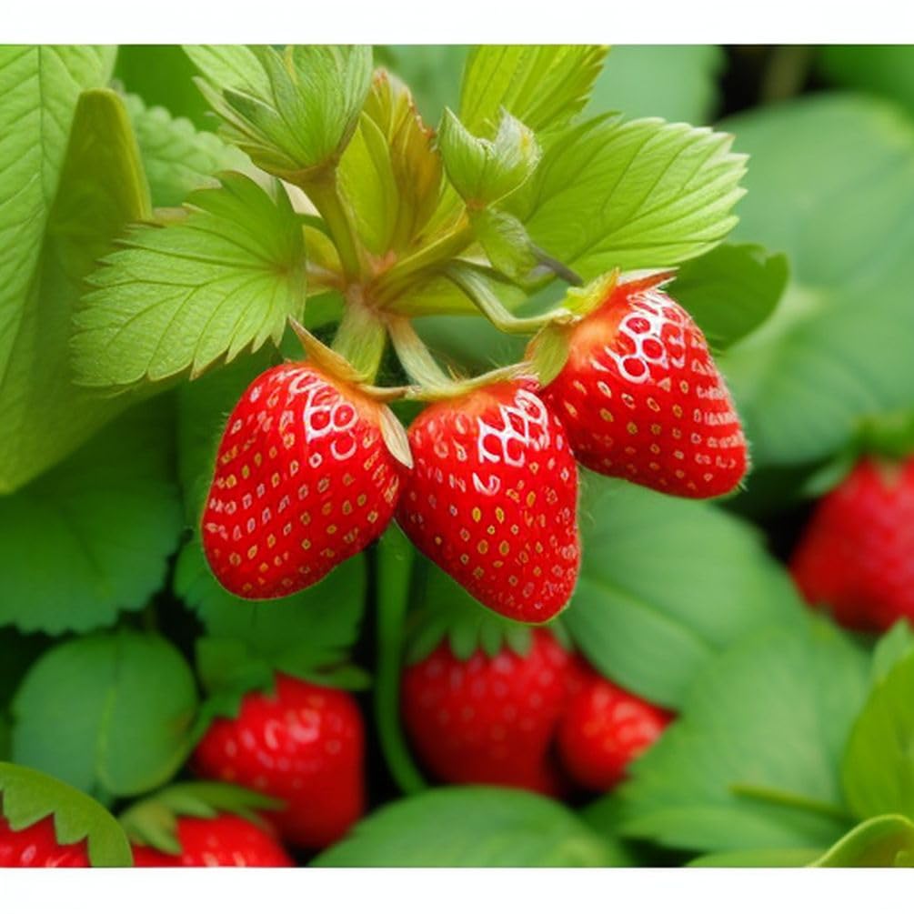 Seeds Of Strength garden strawberry bed in sun yields abundant harvest potential