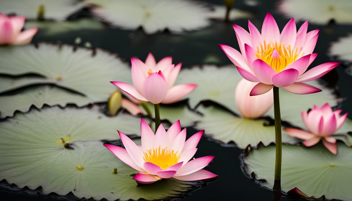 Seeds Of Strength indoor display with lilies adds natural charm to living spaces.