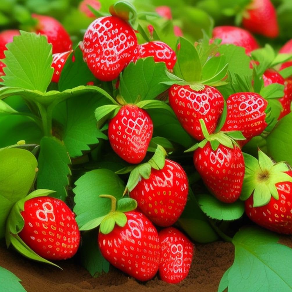 Seeds Of Strength ripe strawberries on vine promise juicy harvest potential