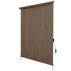 SEEYE wind-resistant shade protecting outdoor space during breezy days.