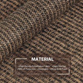 SEEYE textured weave fabric blocks sun while allowing airflow