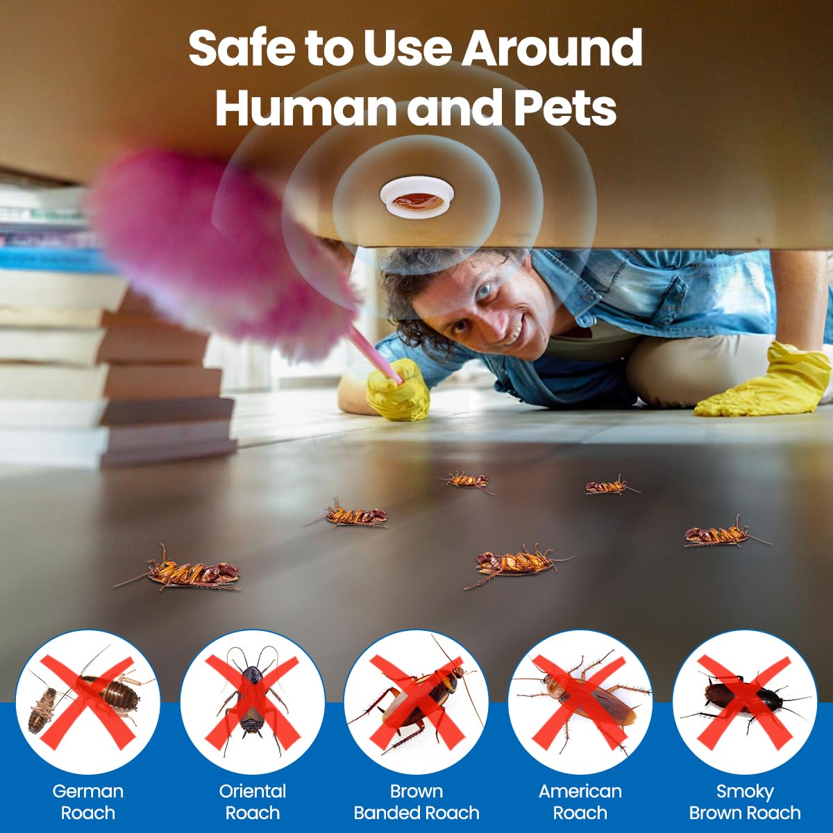 SEEKDIT advanced formulation targets multiple roach species for reliable control