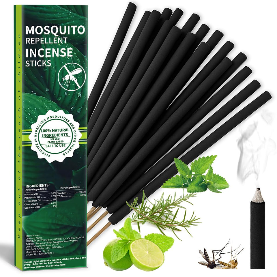 SEEKDIT extra-large mosquito stick 24-pack for outdoor protection.
