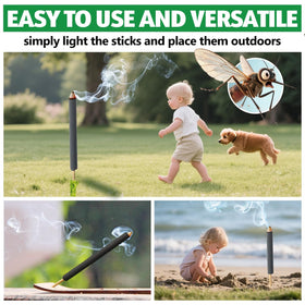 SEEKDIT holder-secures-sticks on grass for stable placement.
