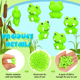 Seenelling frog figurines decorate gardens, pots, and dollhouses with whimsy.