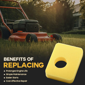 Seentech durable foam material trapping dust before engine entry