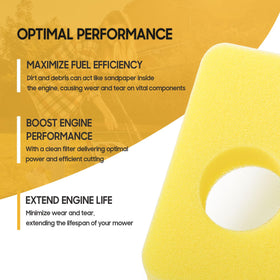 Seentech easy-install air filter facilitating quick replacement