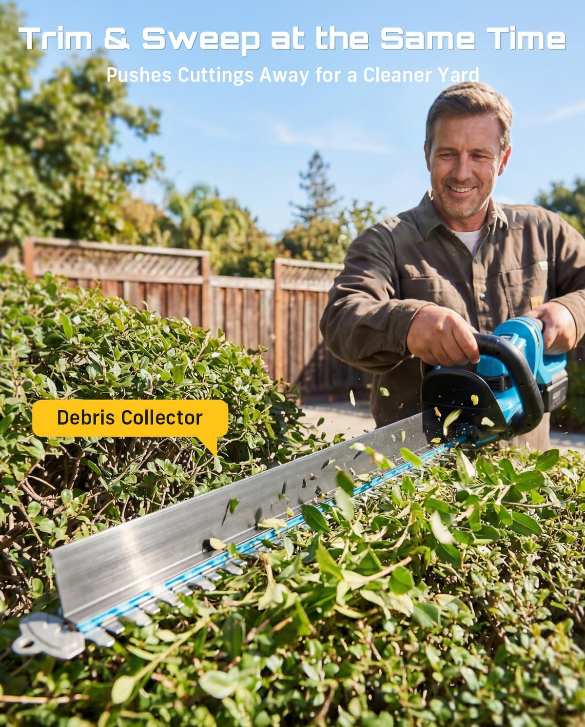 Seesii 180-degree rotating handle for versatile trimming angles