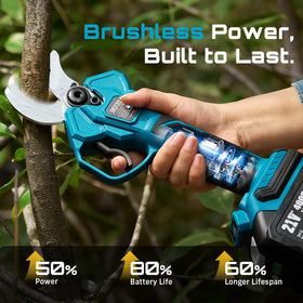 SEESII pruning shears with 4 adjustable cutting modes for different branches