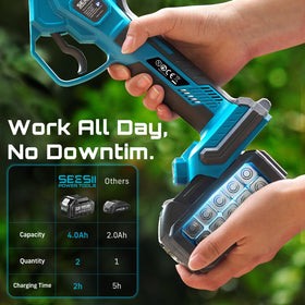 SEESII pruning shears brushless motor for cooler operation