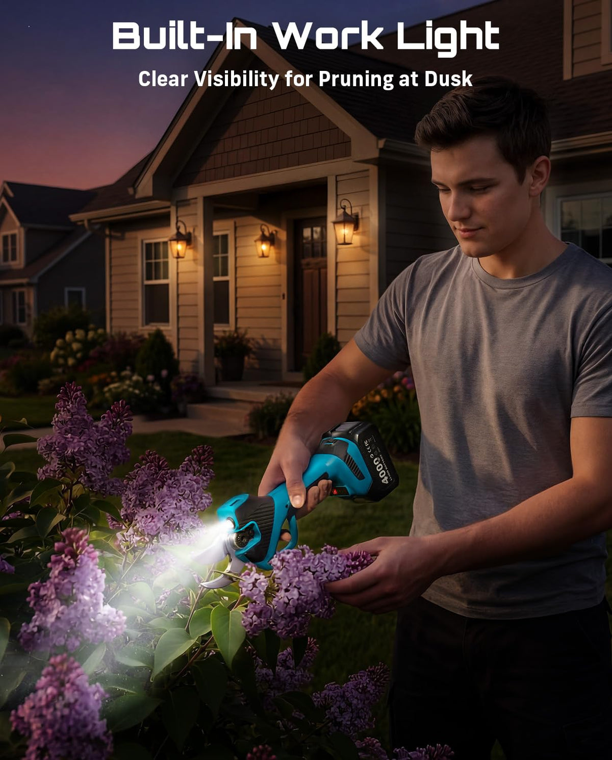 Seesii lightweight pruning tool reduces fatigue during use.