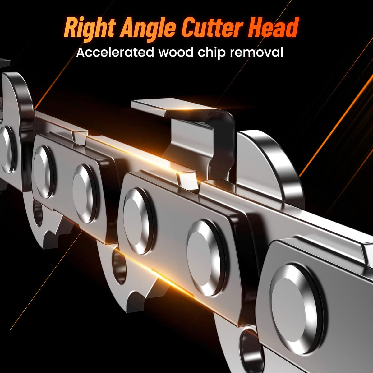 Heat-treated, sharp teeth deliver smooth cutting and reduced wear.