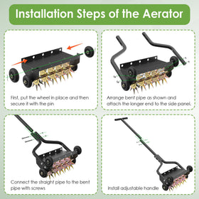 Seeutek cement-block weight strap enables deeper aeration when needed