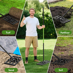 Seeutek full-welded steel construction promises robust performance for tough yard tasks.