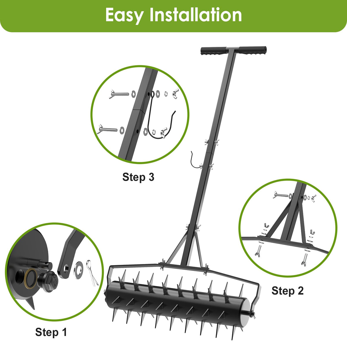Seeutek padded T-bar adds comfort during extended aeration sessions.