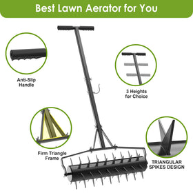 Seeutek side weight hole enables deeper aeration by adding water or sand.