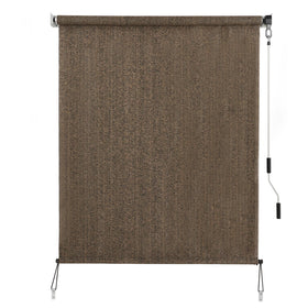 SEEYE Outdoor Sunshade roller shade closed for privacy