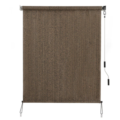 SEEYE Outdoor Sunshade roller shade closed for privacy