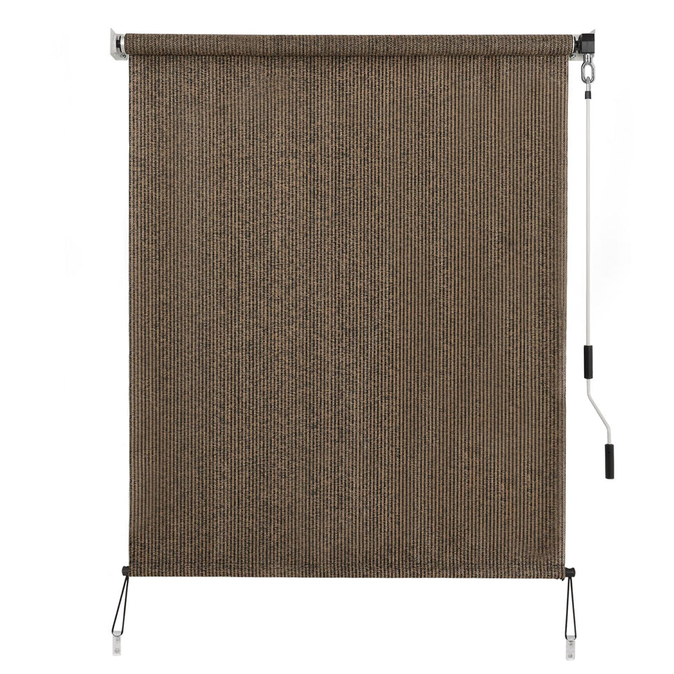 SEEYE Outdoor Sunshade roller shade closed for privacy
